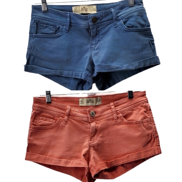 Hollister Pants - 2 Pairs Hollister Low Rise Short Shorts Size 5